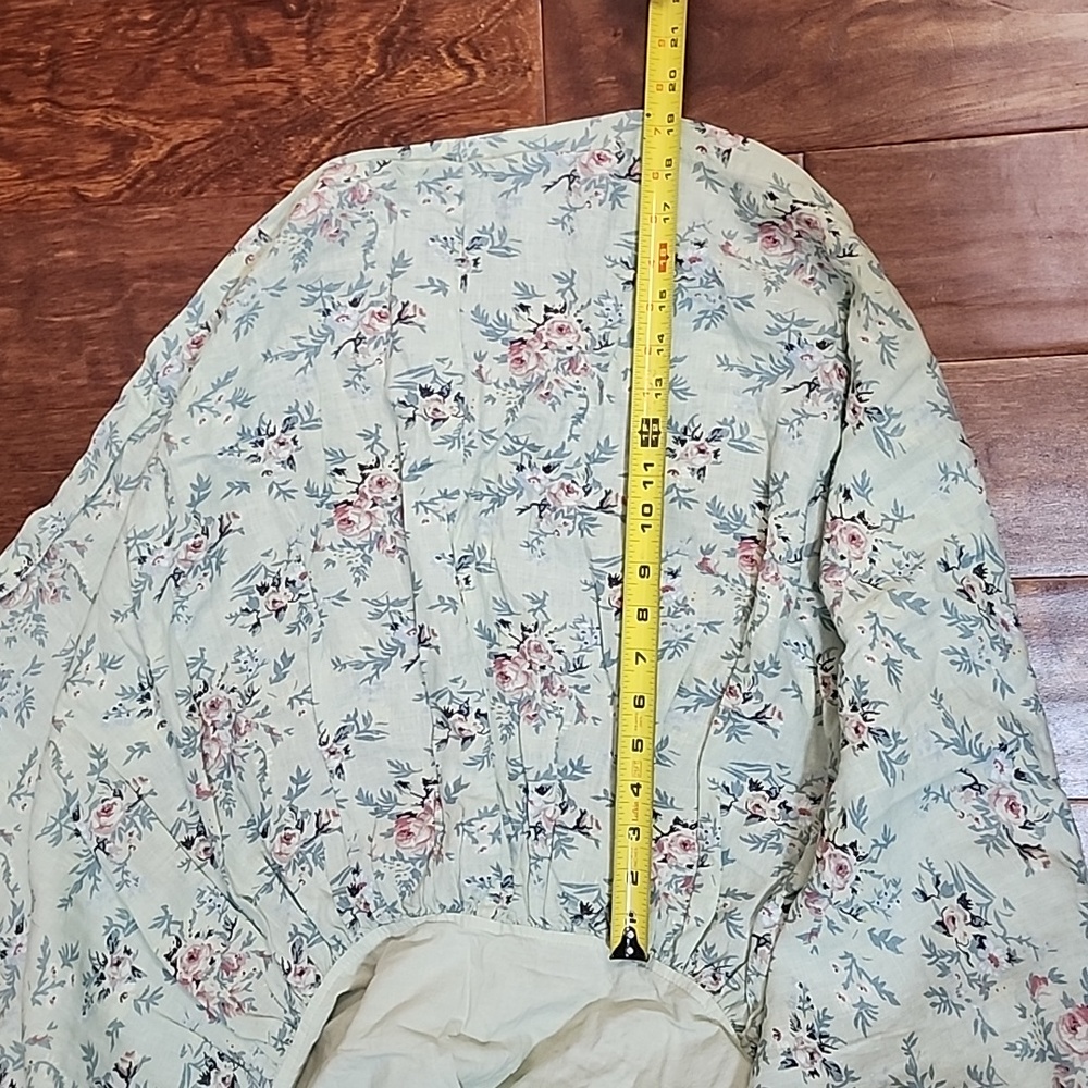 NWT Bella Notte crib skirt dust ruffle floral - Picture 3 of 7